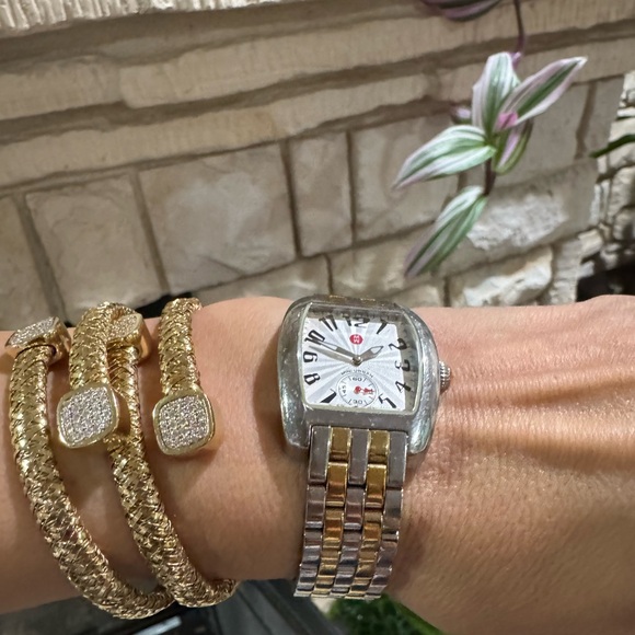 Michele Mini Urban Two-Tone Watch | Swiss | Stainless Steel main image 12
